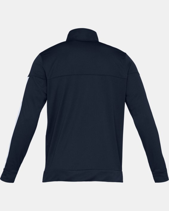 Men's UA Sportstyle Pique Jacket, Blue, pdpMainDesktop image number 5